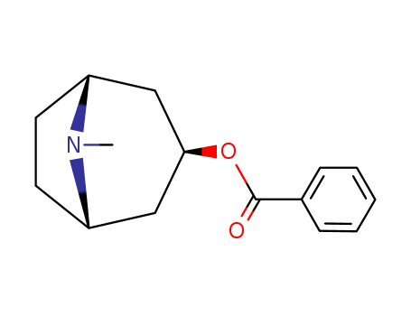 8-Azabicyclo[3.2.1]octan-3-ol,8-methyl-, 3-benzoate, (3-exo)-(537-26-8)