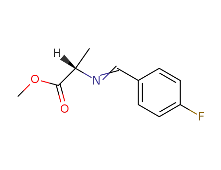 (S)-2-{[1-(4-Fluoro-phenyl)-meth-(E)-ylidene]-amino}-propionic acid methyl ester