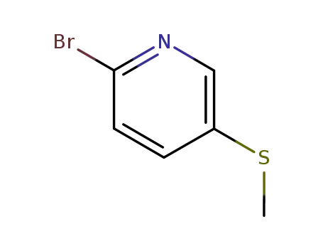 Molecular Structure of 134872-23-4 (2-bromo-5-methylthiopyridine)