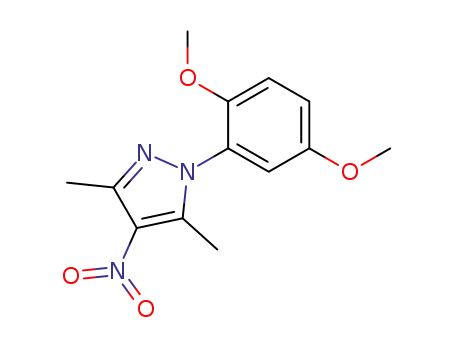 2-(3,5-dimethyl-4-nitropyrazol-1-yl)-1,4-dimethoxybenzene