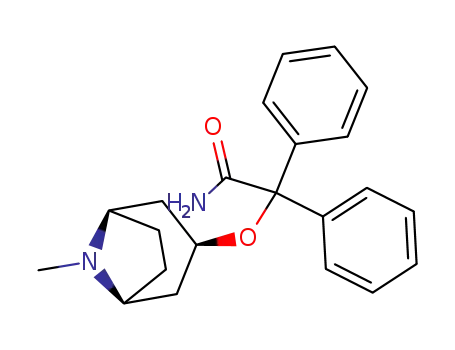 diphenyl-tropane-3exo-yloxy-acetic acid amide