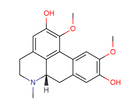 4H-Dibenzo[de,g]quinoline-2,9-diol,5,6,6a,7-tetrahydro-1,10-dimethoxy-6-methyl-, (6aS)-