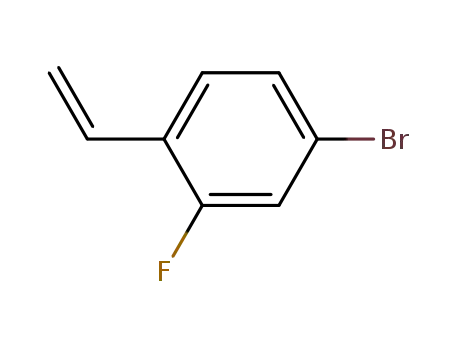 Molecular Structure of 627463-17-6 (4-BROMO-2-FLUORO-1-VINYLBENZENE)