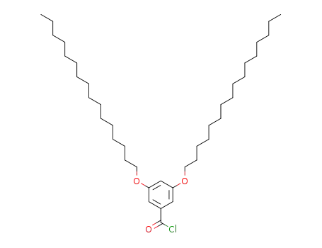 Molecular Structure of 41696-89-3 (Benzoyl chloride, 3,5-bis(hexadecyloxy)-)