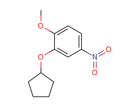 Benzene, 2-(cyclopentyloxy)-1-methoxy-4-nitro-