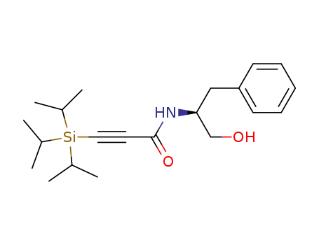 (1S)-3-(triisopropylsilanyl)propynoic acid (1-benzyl-2-hydroxyethyl)amide