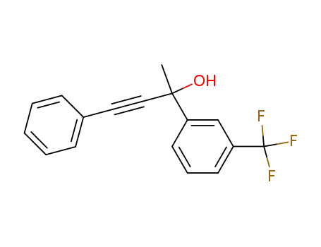 2-(3-trifluoromethylphenyl)-4-phenyl-3-butyn-2-ol