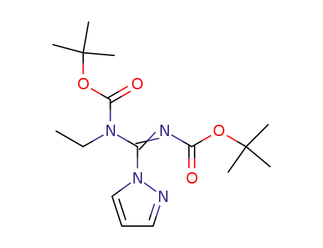 tert-butyl {[(tert-butoxycarbonyl)imino](1H-pyrazol-1-yl)methyl}(ethyl)carbamate