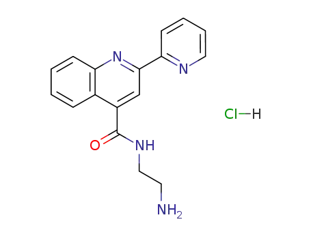 2-[(2-pyridin-2-ylquinoline-4-carbonyl)amino]ethylammonium chloride