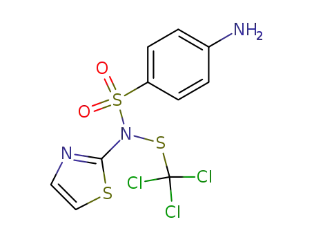 4-amino-N-thiazol-2-yl-N-trichloromethylsulfanyl-benzenesulfonamide