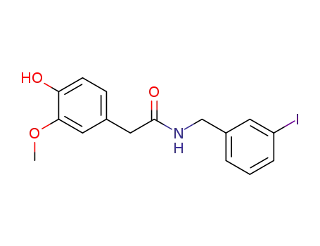 2-(4-hydroxy-3-methoxyphenyl)-N-(3-iodobenzyl)acetamide