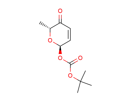 tert-butyl ((2R,6R)-6-methyl-5-oxo-5,6-dihydro-2H-pyran-2-yl) carbonate