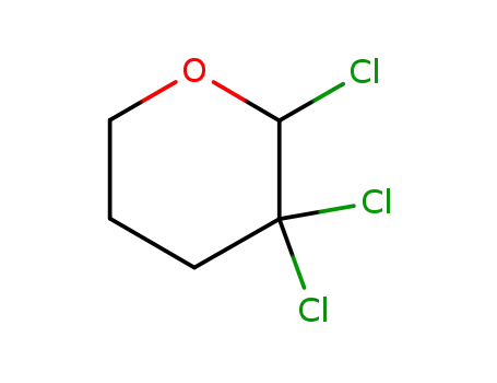 Molecular Structure of 63027-88-3 (2,3,3-TRICHLOROTETRAHYDRO-2H-PYRAN)