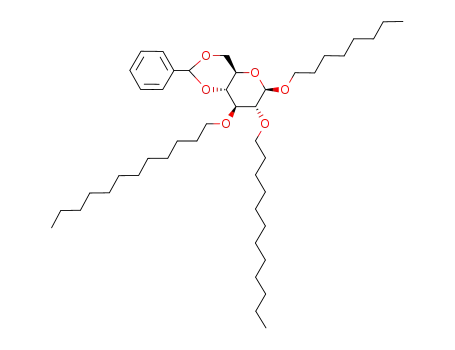 octyl 4,6-O-benzyliden-2,3-di-O-dodecyl-β-D-glucopyranoside