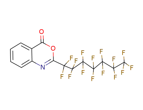 2-pentadecafluoroheptyl-benzo[d][1,3]oxazin-4-one