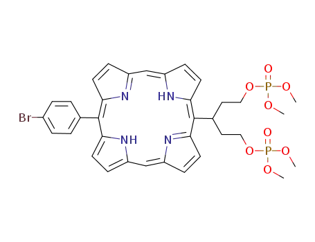 5-(4-bromophenyl)-15-[1,5-bis(dimethoxyphosphoryloxy)pent-3-yl]porphyrin