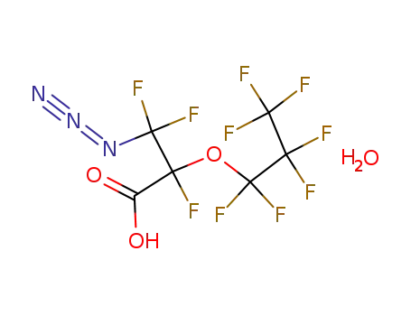 3-azido-2-heptafluoropropoxytrifluoropropionic acid hydrate