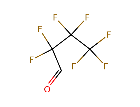 Molecular Structure of 375-02-0 (HEPTAFLUOROBUTYRALDEHYDE HYDRATE, TECH.)