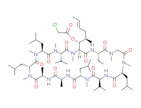 α-chloroacetyl cyclosporin A derivative