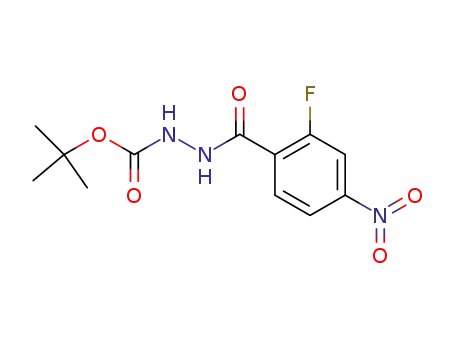 N'-(2-fluoro-4-nitrobenzoyl)hydrazinecarboxylic acid tert-butyl ester