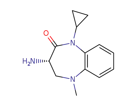 (S)-3-amino-1-cyclopropyl-5-methyl-1,3,4,5-tetrahydro-benzo[b][1,4]diazepin-2-one