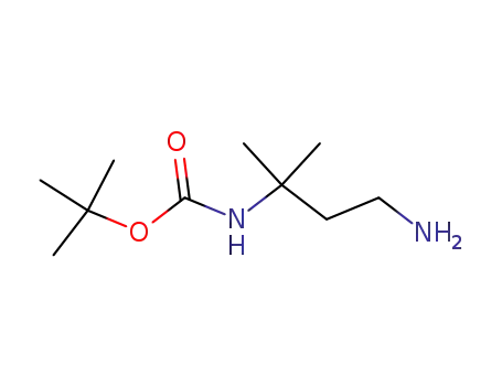 Molecular Structure of 880100-43-6 (3-N-Boc-3-methylbutane-1,3-diamine)