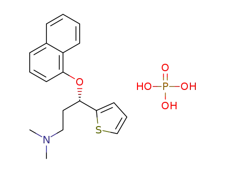 (S)-(+)-N,N-dimethyl-3-(1-naphthalenyloxy)-3-(2-thienyl)propanamine, phosphoric acid salt