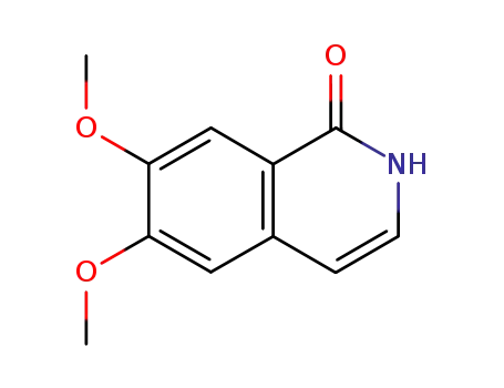 Molecular Structure of 16101-63-6 (6,7-DIMETHOXY-1(2H)-ISOQUINOLONE)