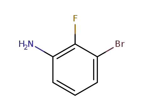 Molecular Structure of 58534-95-5 (3-Bromo-2-fluoroaniline)