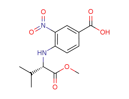 4-((S)-1-(methoxycarbonyl)-2-methylpropylamino)-3-nitrobenzoic acid