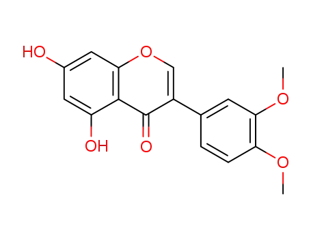 Molecular Structure of 53084-11-0 (3'-O-METHYLPRATENSEIN)