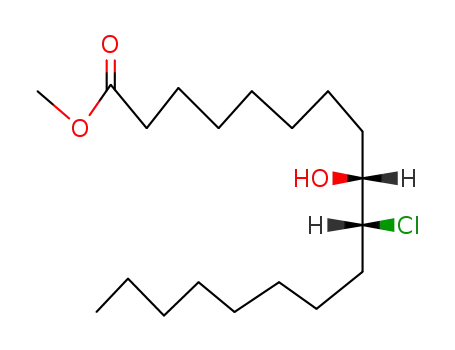 (+/-)-threo-10-chloro-9-hydroxy-octadecanoic acid methyl ester