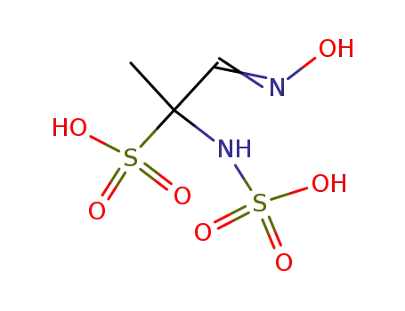 1-hydroxyimino-2-sulfoamino-propane-2-sulfonic acid