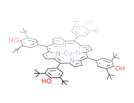 5,10,15,20-tetrakis(3,5-di-t-butyl-4-hydroxyphenyl)porphyrininatocopper(II)