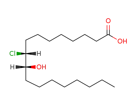 (+/-)-threo-9-chloro-10-hydroxy-octadecanoic acid