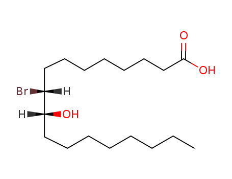 (+/-)-threo-9-bromo-10-hydroxy-octadecanoic acid