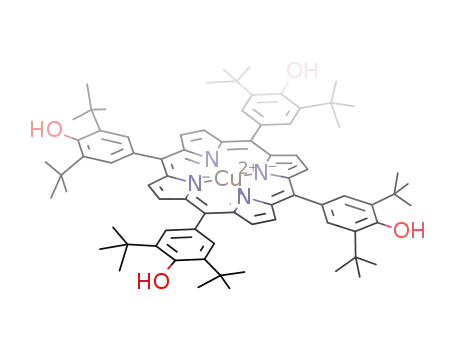 Cu(II)(tetra(4-hydroxy-3,5-di-tert-butylphenyl)porphine)