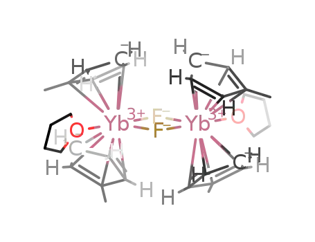 di((μ-fluoro)bis(methylcyclopentadienyl)(tetrahydrofuran)ytterbium(III))