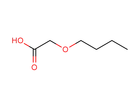 Molecular Structure of 2516-93-0 (2-Butoxyacetic acid)