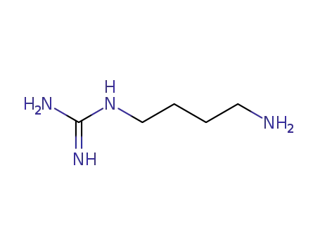 Molecular Structure of 306-60-5 (AGMATINE SULFATE ENDOGENOUS AGONIST AT)