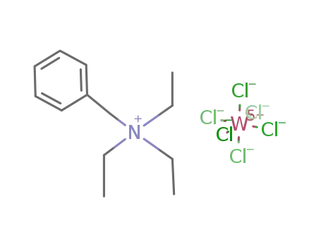 C6H5CH2N(C2H5)3(1+)*WCl6(1-)=C6H5CH2N(C2H5)3WCl6