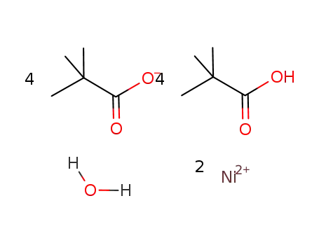 [Ni2(μ-OH2)(μ-trimethylacetate)2(trimethylacetate)2(trimethylacetic acid)4]