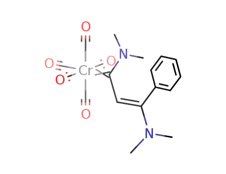 pentacarbonyl(1,3-bis(dimethylamino)-3-phenylprop-2-en-1-ylidene)chromium