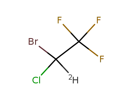 Molecular Structure of 754-19-8 (Halothane-d)
