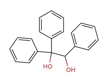 Molecular Structure of 6296-95-3 (1,1,2-triphenylethane-1,2-diol)