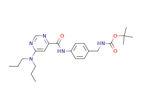 tert-butyl [4-({[6-(dipropylamino)pyrimidin-4-yl]carbonyl}amino)benzyl]carbamate