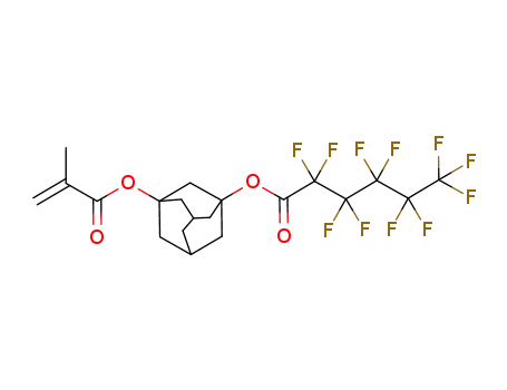 3-[(perfluoropentyl)carbonyloxy]-1-adamantyl methacrylate