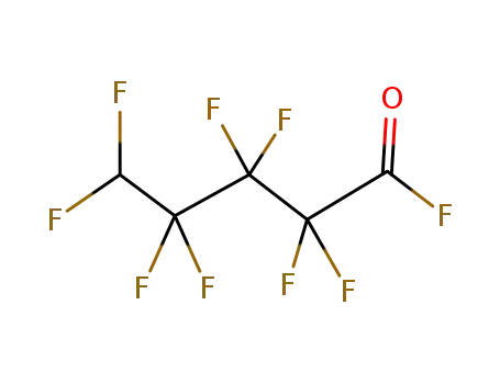 Molecular Structure of 813-03-6 (5H-OCTAFLUOROPENTANOYL FLUORIDE)
