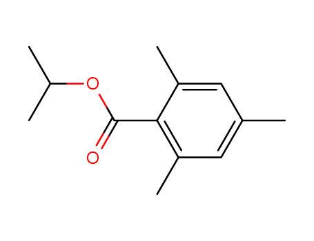 Molecular Structure of 41589-61-1 (Benzoic acid, 2,4,6-trimethyl-, 1-methylethyl ester)