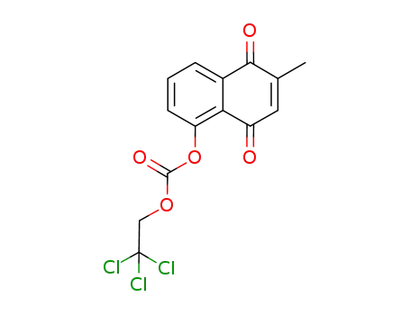 O-trichloroethoxycarbonyl-plumbagone